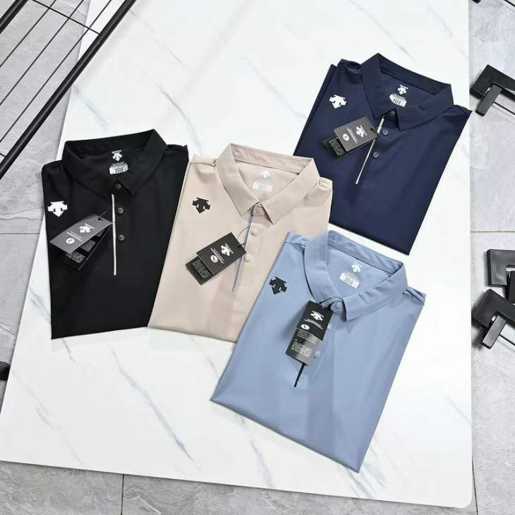 Picture of Descente Polo Shirts Short _SKUDescenteM-5XLfxtx0128609